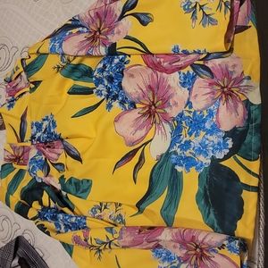 Floral jealous tomato skirt